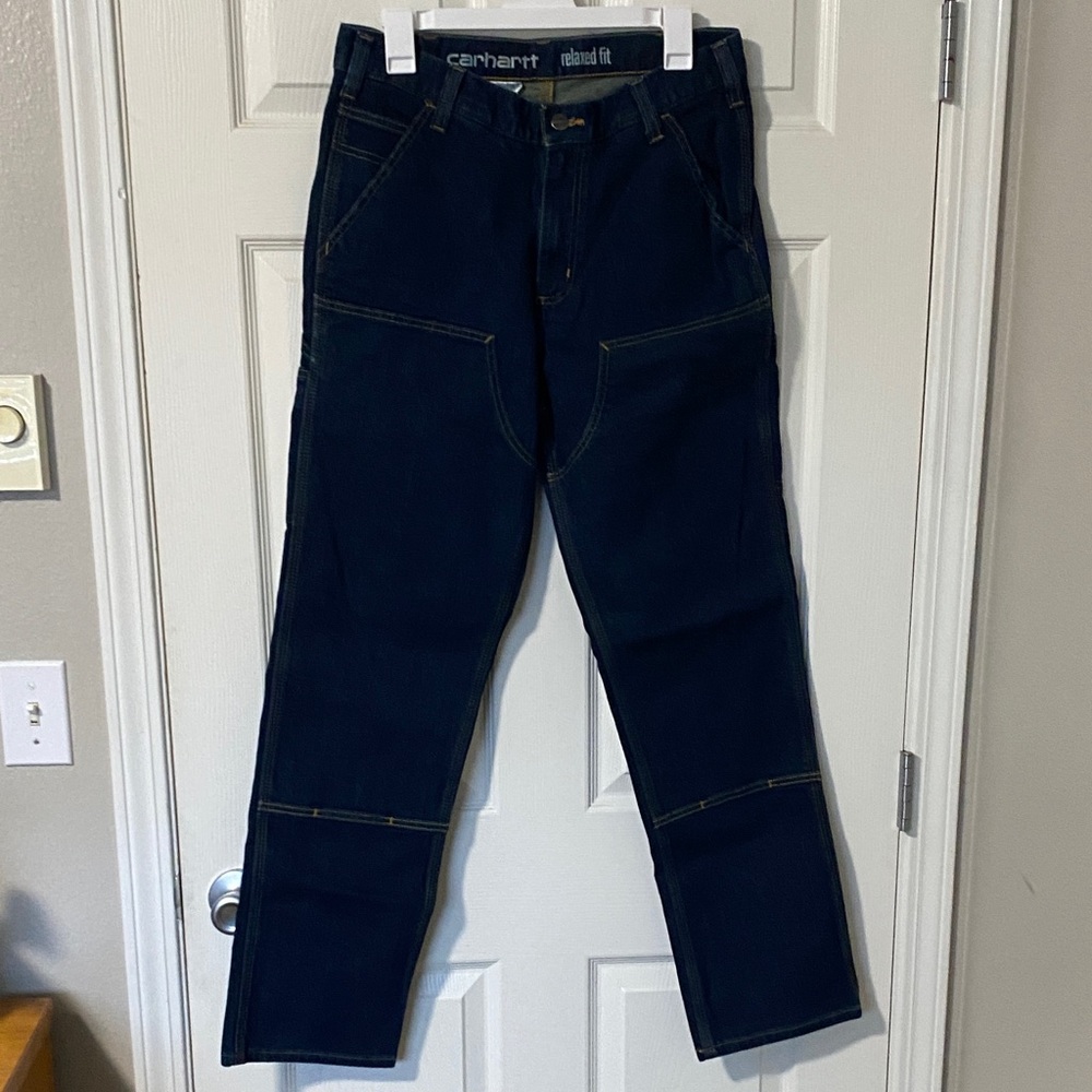 Carhartt Navy Blue Work Trousers
